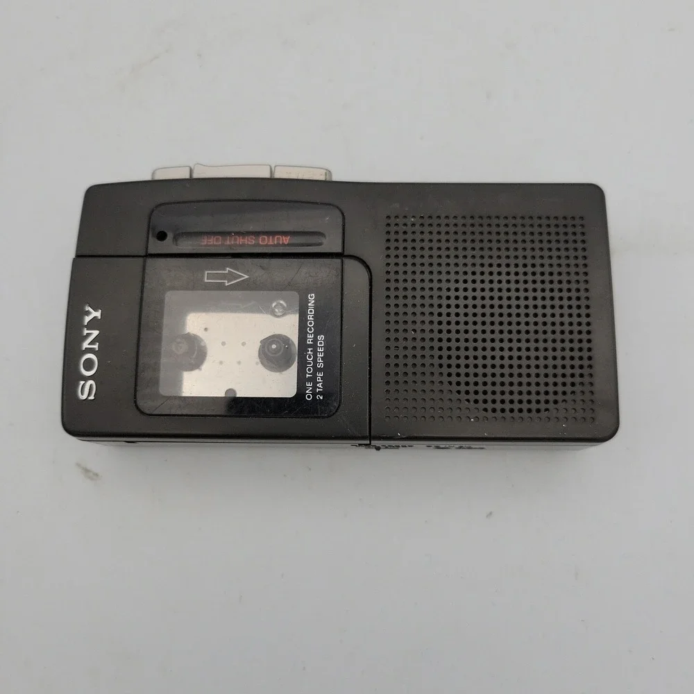 Sony M-330 Microcassette Handheld Recorder Black Japan For Parts Repair